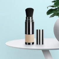 Custom Logo  wholesale refillable face powder makeup brush Container