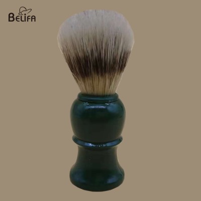 Belifa 2019 new custom private label synthetic hair plastic handle shaving brush