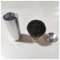 High Quality Men Shaving Brush Mix Badger Hair Knots Metal Travel Shaving Brush