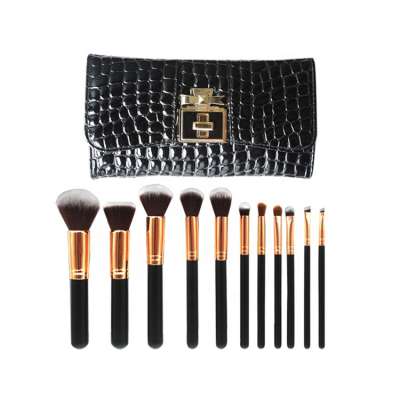 Belifa custom 11 pcs high quality makeup brush set private label